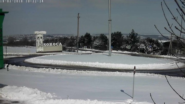 YELLOW Warning of rare snow in Moldova. How to join traffic