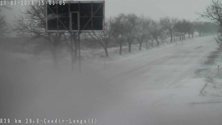 Yellow Warning for Snow issued in Moldova! Police urges people to be more cautious (Photo)