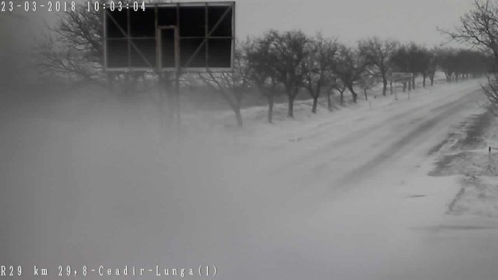 Yellow Warning issued in Moldova. Heavy snowfall in the South (Photo)
