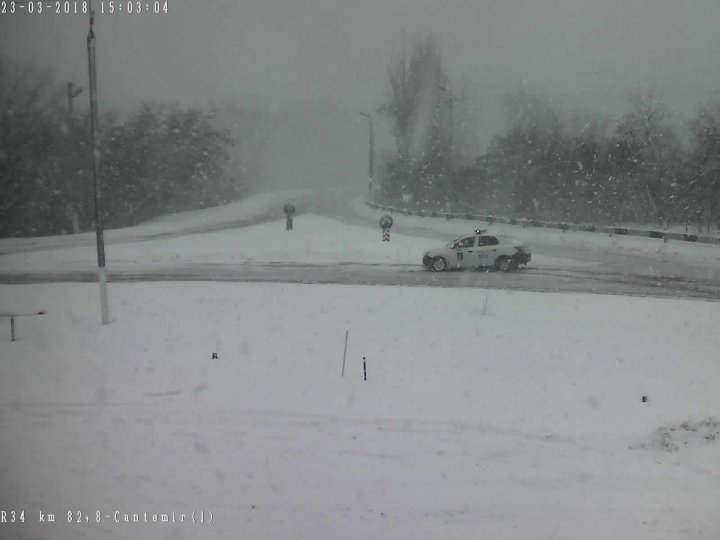 Yellow Warning for Snow issued in Moldova! Police urges people to be more cautious (Photo)