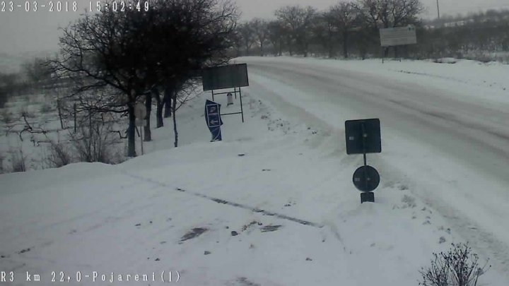 Yellow Warning for Snow issued in Moldova! Police urges people to be more cautious (Photo)