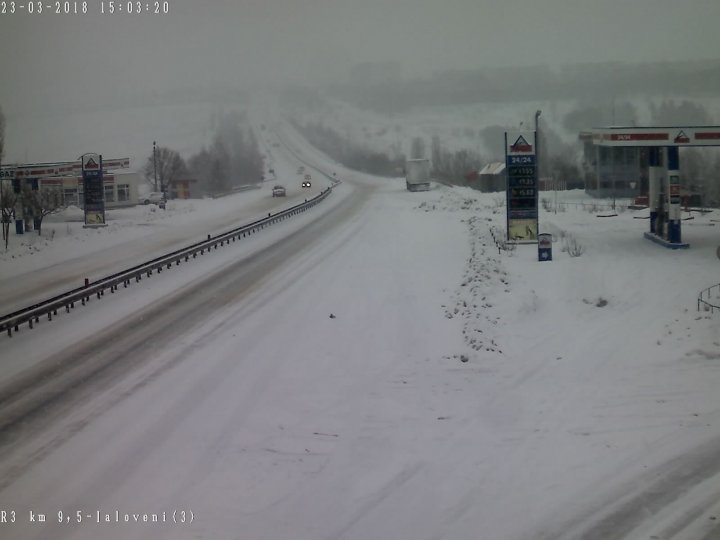 Yellow Warning for Snow issued in Moldova! Police urges people to be more cautious (Photo)