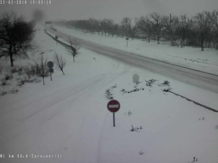 Yellow Warning for Snow issued in Moldova! Police urges people to be more cautious (Photo)