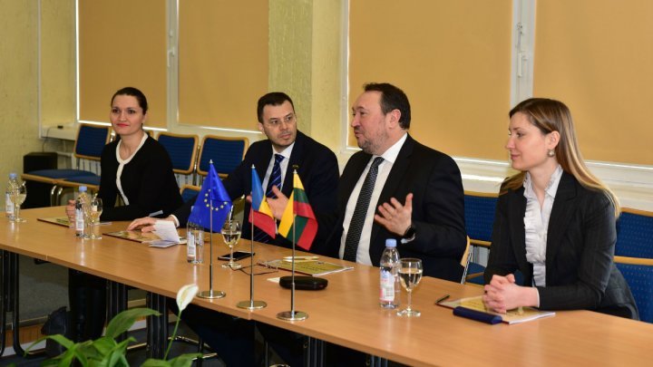 Constitutional Court from Lithuania visited by Alexandu Tanase Justice Ministry of Moldova