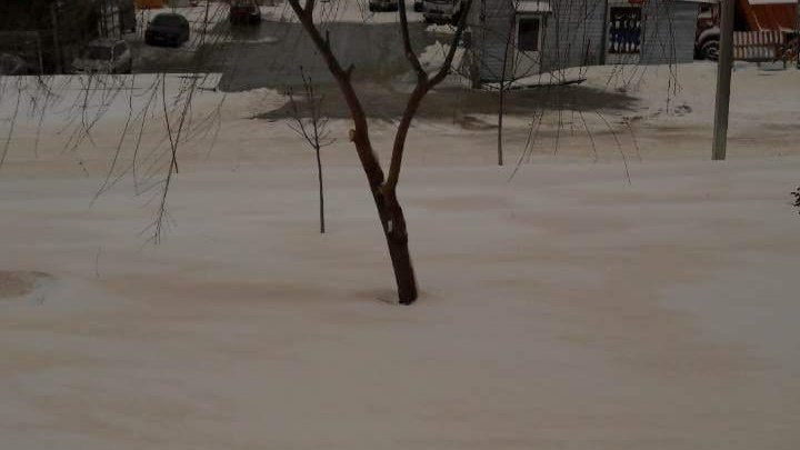 Winter is raging in Moldova. Trucks were banned from certain roads