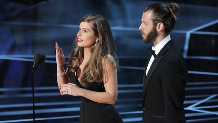 Rachel Shenton offered speech in British Sign Language, after winning Oscar for her film The Silent Child