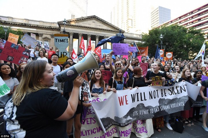 People around the world have taken to the streets to make their voices heard on International Women's Day