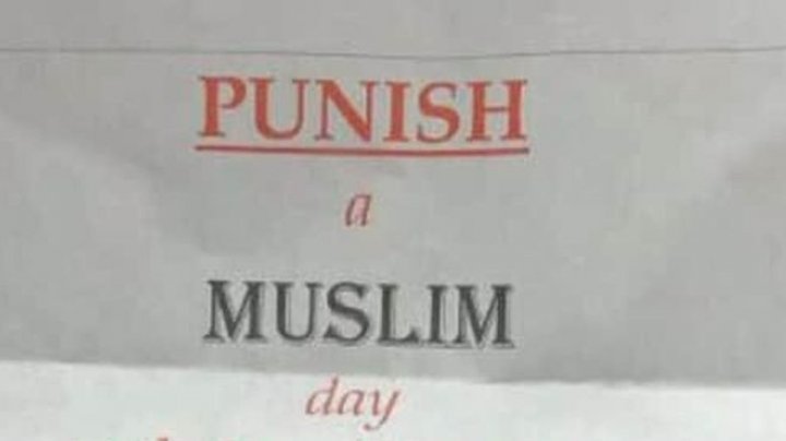 Punish a Muslim Day letters reported across UK. Counter-terrorism police considers them possible hate crime