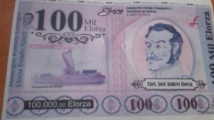 Town in Venezuela started printing its own money, due to banknotes shortage 