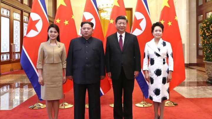 North Korean leader Kim Jong-un met in secret with Chinese president Xi Jinping