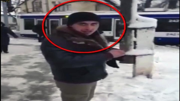 A man wanted for stealing surveillance cameras in Chisinau (video)