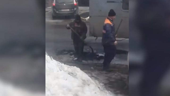 People displeased by how potholes in the Capital are being dealt with (Video)