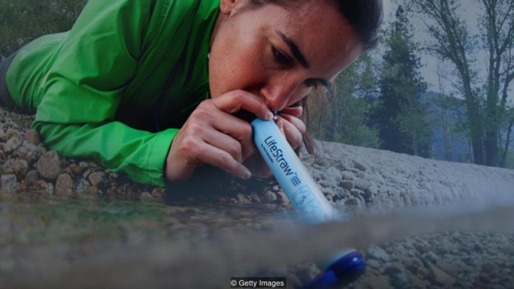 Miraculous straw that lets you drink dirty water 