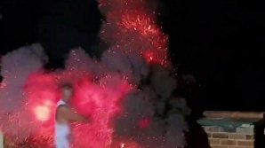 Australian man nearly burned alive after throwing an entire bucket of fire starters into open flames