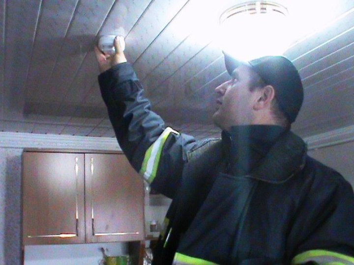 Free smoke detectors were installed for over 941 families from Moldova 