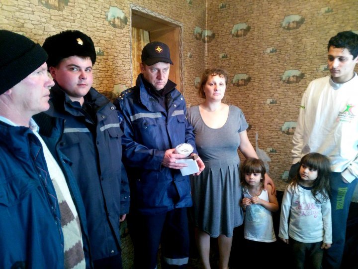 Free smoke detectors were installed for over 941 families from Moldova 
