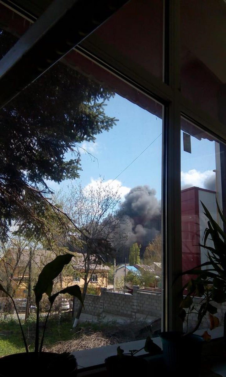 Fire at Science Academy of Moldova in Capital. Videos and Photos taken by eyewitnesses