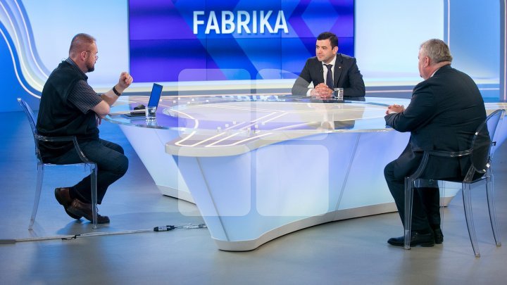 Chiril Gaburici and Igor Sarov discuss abut Chisinau Arena project at Fabrika talk show on Publika TV