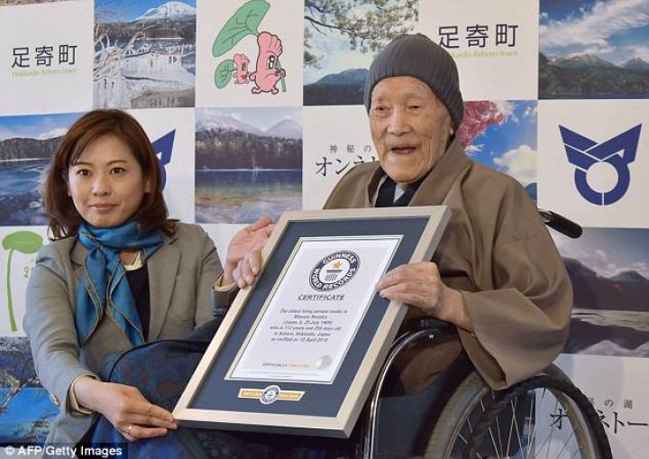 Secret to longevity told by oldest man in the world