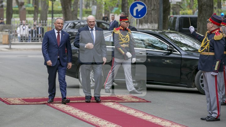 Belarusian President Aleksandr Lukashenko on official visit to Moldova 