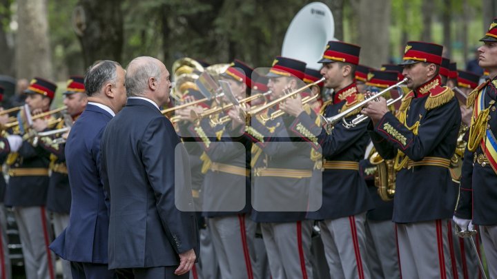 Belarusian President Aleksandr Lukashenko on official visit to Moldova 