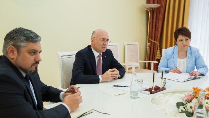 Prime Minister Pavel Filip met today with Peter Michalko and Lawrence Meredith