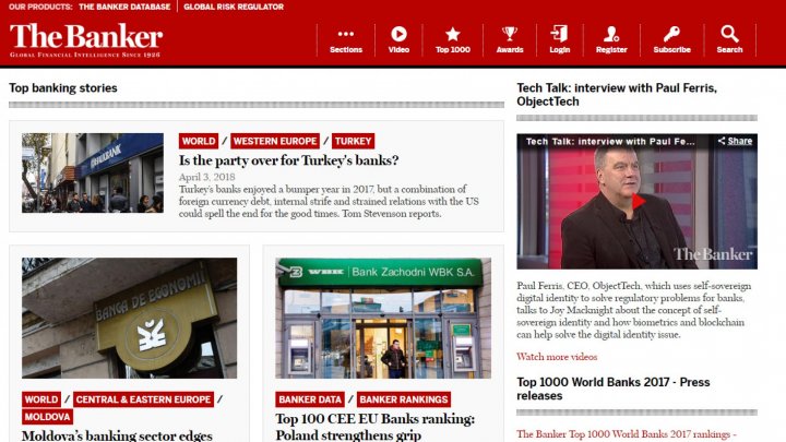 The Banker: Republic of Moldova's banking sector is recovering