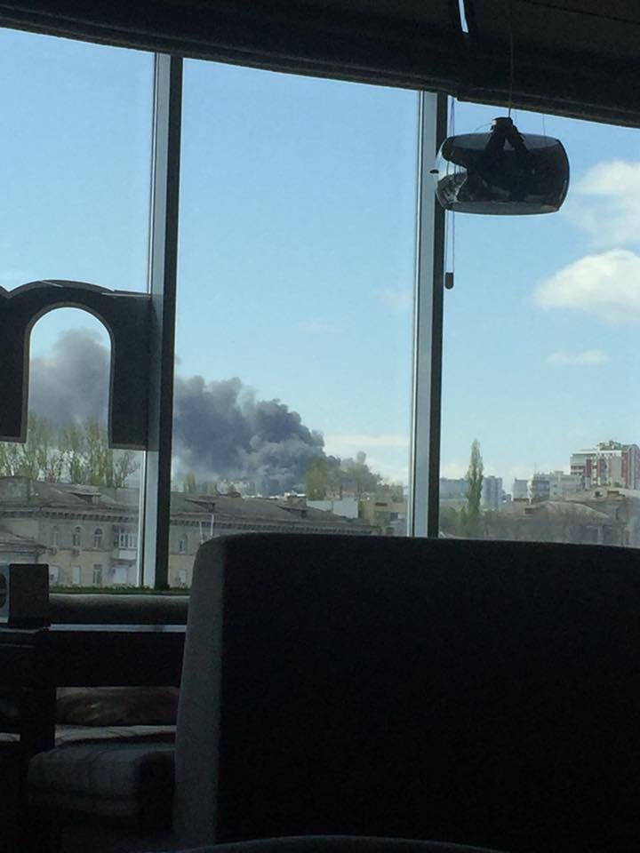 Fire at Science Academy of Moldova in Capital. Videos and Photos taken by eyewitnesses