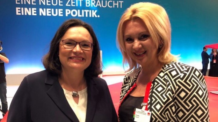 PDM congratulates Andrea Nahles on becoming first female leader of Social Democratic Party of Germany 