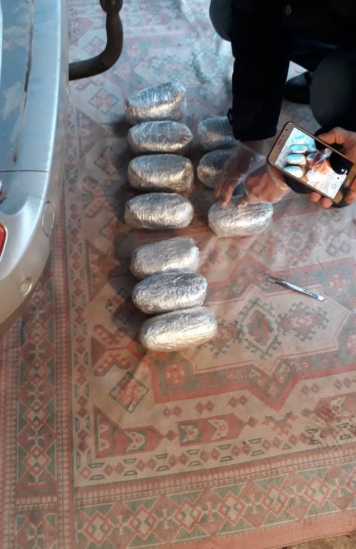 Driver arrested after attempting to cross the border with 3 kg of marijuana