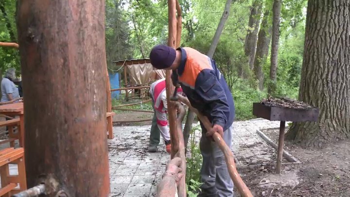 Scandal in Rascani park from Capital: Authorities demolish the illegal porches 