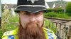 Look at this cop's beard. The internet went crazy when he seized cannabis from people