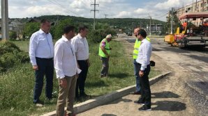 Good roads project. Chiril Gaburici inspected renovation works of roads 