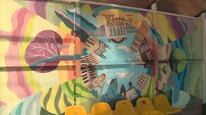 UTM students turn bus stops to colorful masterpieces dedicated to European Day