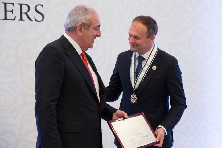 Andrian Candu received the medal of honor of Parliamentary Assembly of the Black Sea Economic Cooperation