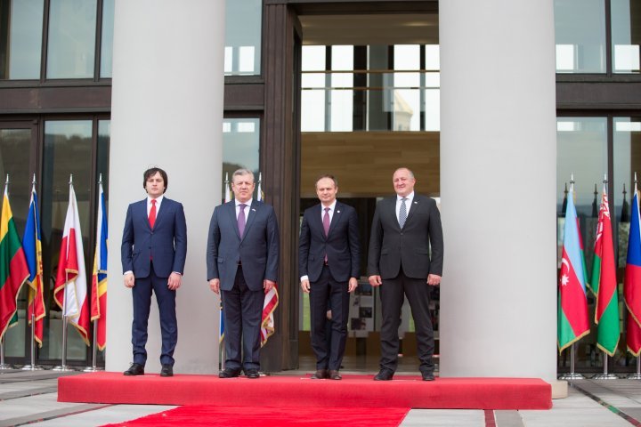 Andrian Candu at ceremony on 100th anniversary since Georgian Republic establishment 