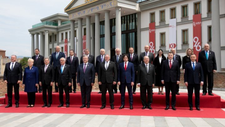 Andrian Candu at ceremony on 100th anniversary since Georgian Republic establishment 