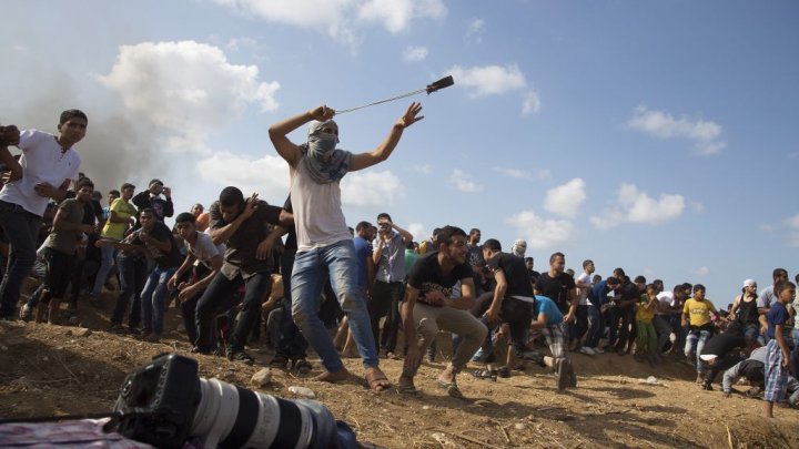 At least 28 Palestinians wounded along Gaza border by Israeli troops