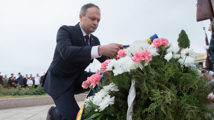 Andrian Candu at Eternitate Memorial Complex: We desire peace and for mothers to never again shed tears (Photo)