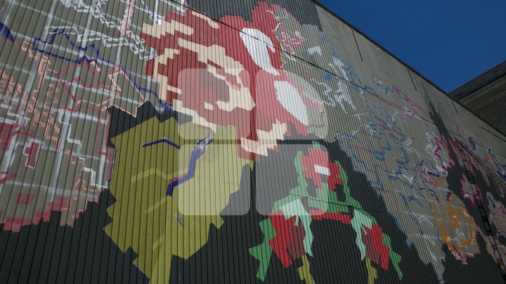 Impressive carpet to be painted on a Capital building