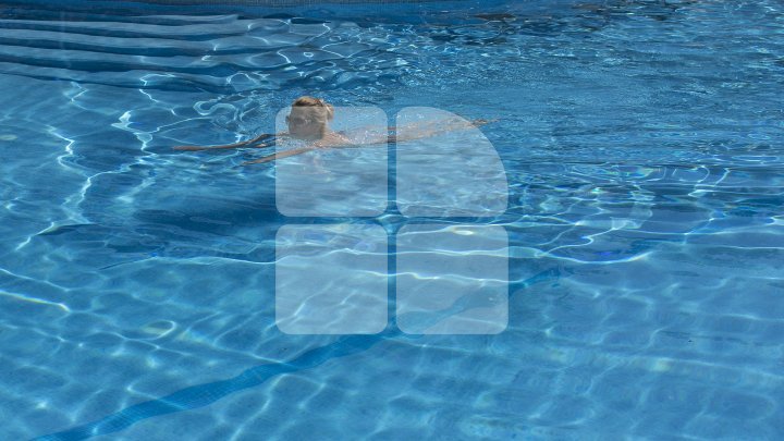 Summer season started. Sexy girls and good looking men at pools from Capital