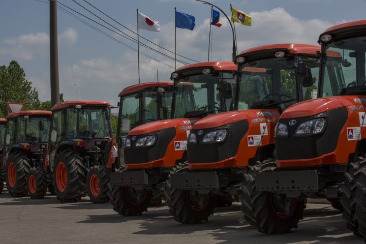 Republic of Moldova received 106 tractors worth 4.5 million USD from Japan (PHOTOREPORT)