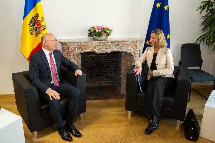 Prime Minister Pavel Filip met with Federica Mogherini