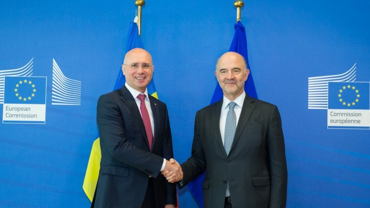 Reforms and cooperation with EU in economic field, analyzed by Pavel Filip and Pierre Moscovici