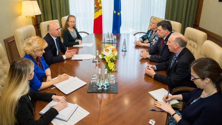 Pavel Filip and Brock Bierman discussed about reforms implemented with US support in Moldova