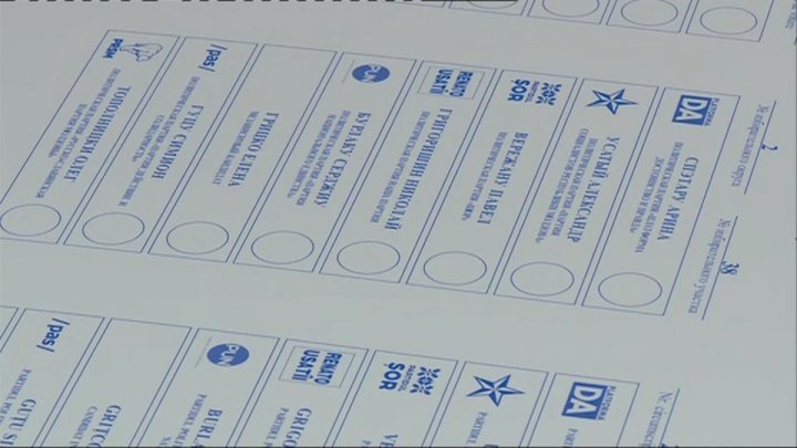 Chisinau local ballots: How election tickets look like