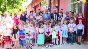Happiness for children from Mihailovca village from Cimislia district. Institution was renovated