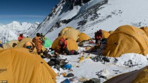 Everest become the world's highest rubbish dump with increasing numbers of big-spending climbers turning it into a 'disgusting eyesore'