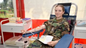 National Army soldiers joined blood donation campaign 