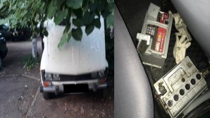 Two men arrested for stealing automotive batteries in Chisinau